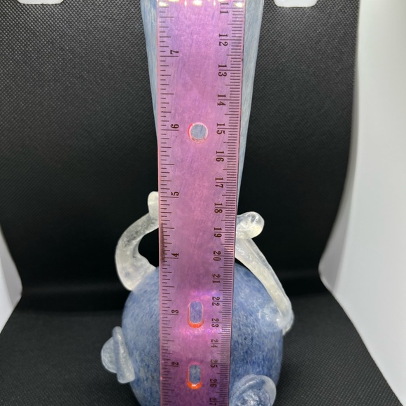 Vintage Murano Scavo Glass Vase - Picture 7 of 8